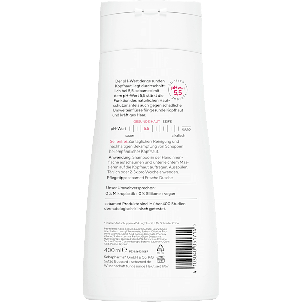 Shampoo Anti-Schuppen sebamed