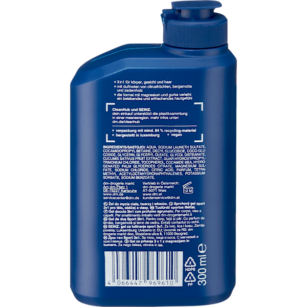 Duschgel Sport 3in1 SEINZ.