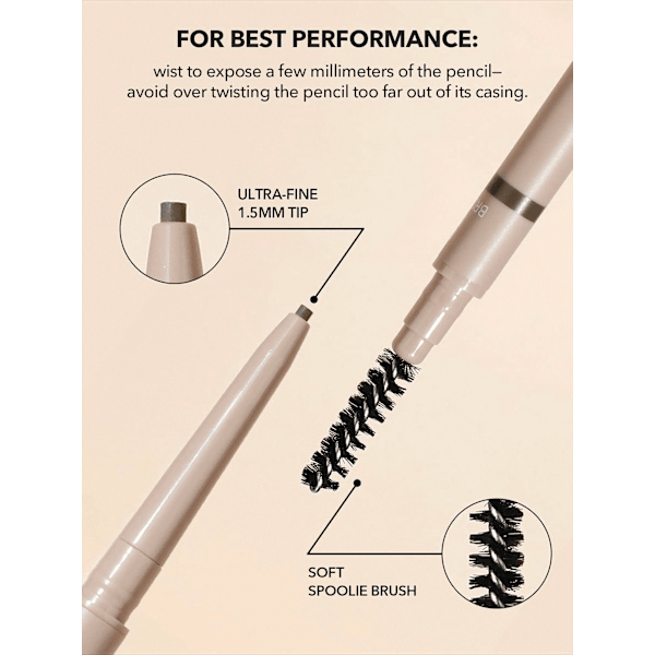Augenbrauenstift Insta-fill Brow Pencil Ash Brown SHEGLAM