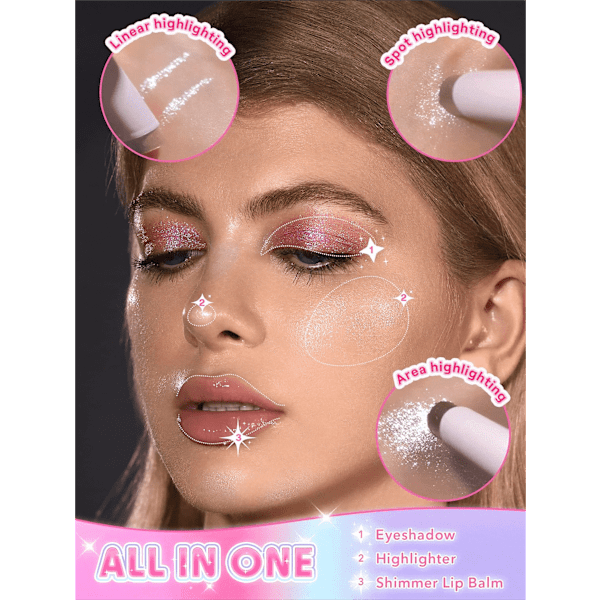 Lidschatten Stick Crystal Jelly Lilac Luster SHEGLAM