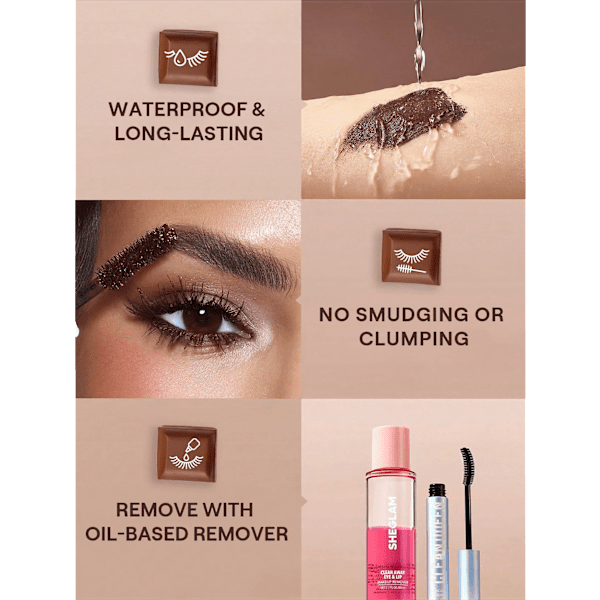 Mascara All In One Volume & Length Waterproof Macchiato SHEGLAM