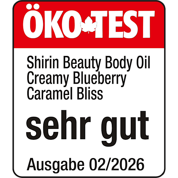 Körperöl Creamy Blueberry Caramel Bliss SHIRIN BEAUTY