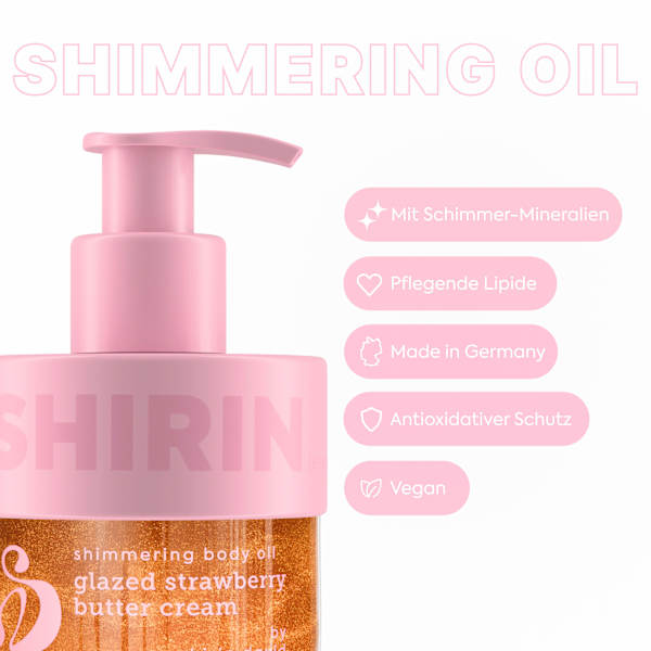 Körperöl Shimmering Body Oil Strawberry SHIRIN BEAUTY