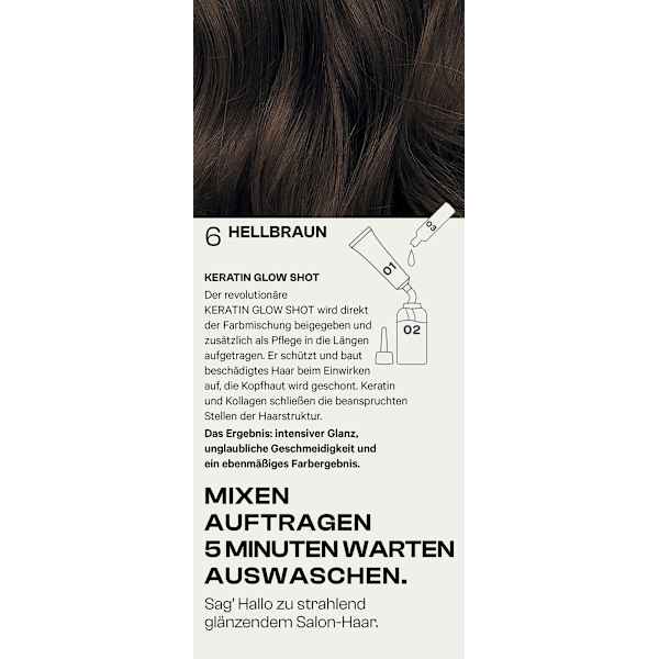 Ansatzset Root Fix 6 Hellbraun SHYNE Professional