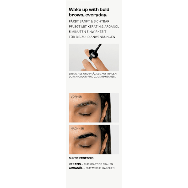 Augenbrauenfarbe Brow Color Schwarz SHYNE Professional