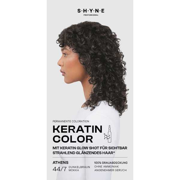 Haarfarbe 44/7 Athens Dunkelbraun Mokka SHYNE Professional