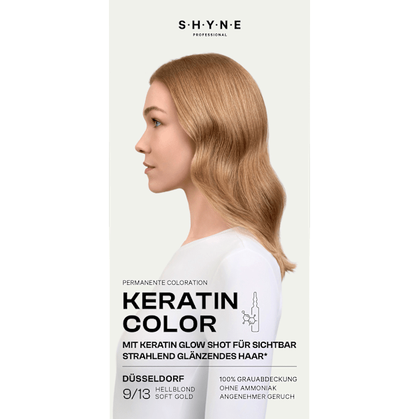 Haarfarbe 9/13 Düsseldorf Hellblond Soft Gold SHYNE Professional