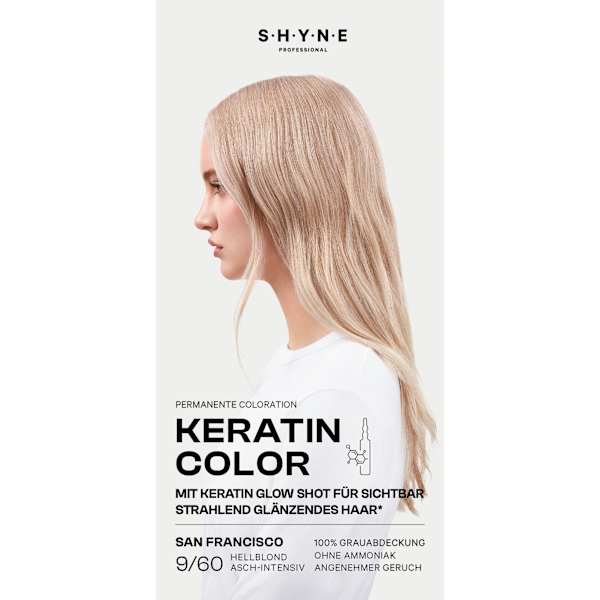 Haarfarbe 9/60 San Francisco Hellblond Asch-Intensiv SHYNE Professional