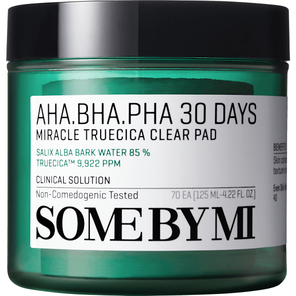 Gesichtsreinigungspads AHA-BHA-PHA 30 days Miracle Truecica SOME BY MI