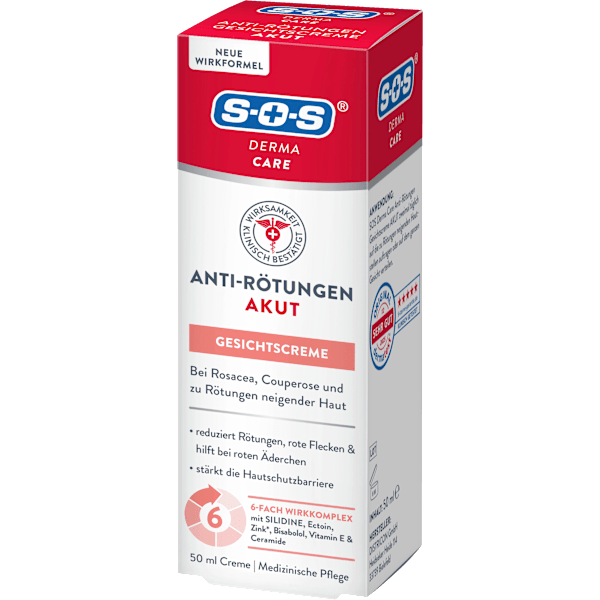 Gesichtscreme Anti-Rötungen Akut SOS