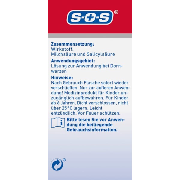 Warzen Entferner Dornwarzen-Ex SOS