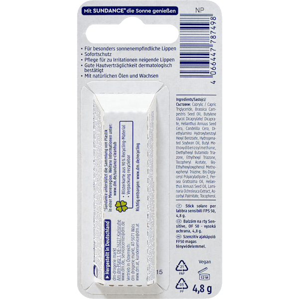 Lippenpflegestift sensitiv LSF 50 SUNDANCE