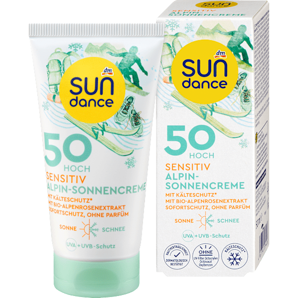 Sonnencreme Alpin sensitiv mit Kälteschutz, LSF 50 SUNDANCE