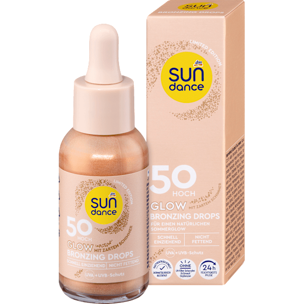 Sonnenfluid Gesicht GLOW bronzing drops, LSF 50 SUNDANCE