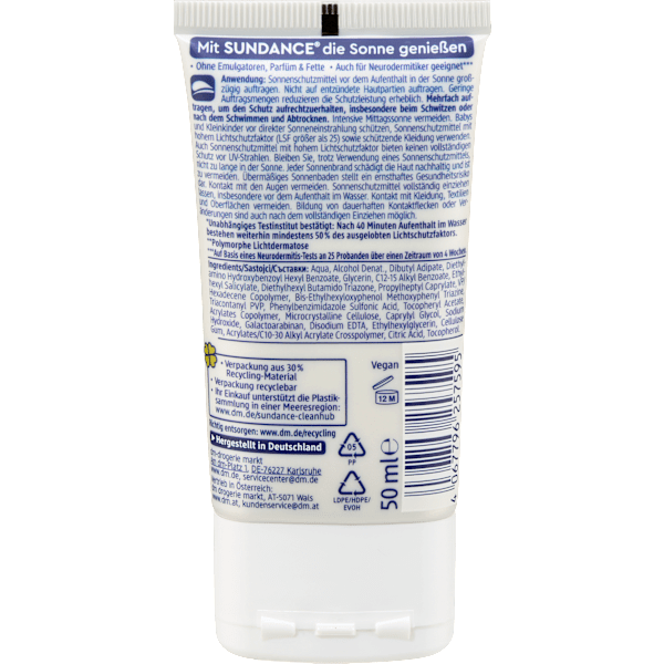 Sonnenfluid Gesicht MED ultra sensitiv, LSF 50+ SUNDANCE
