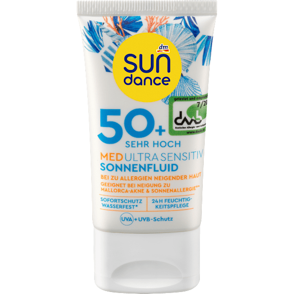 Sonnenfluid Gesicht MED ultra sensitiv, LSF 50+ SUNDANCE