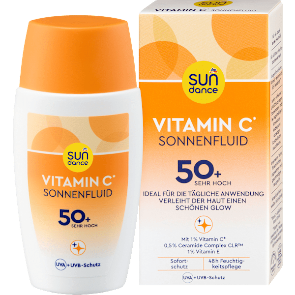 Sonnenfluid Gesicht mit Vitamin C, LSF 50+ SUNDANCE