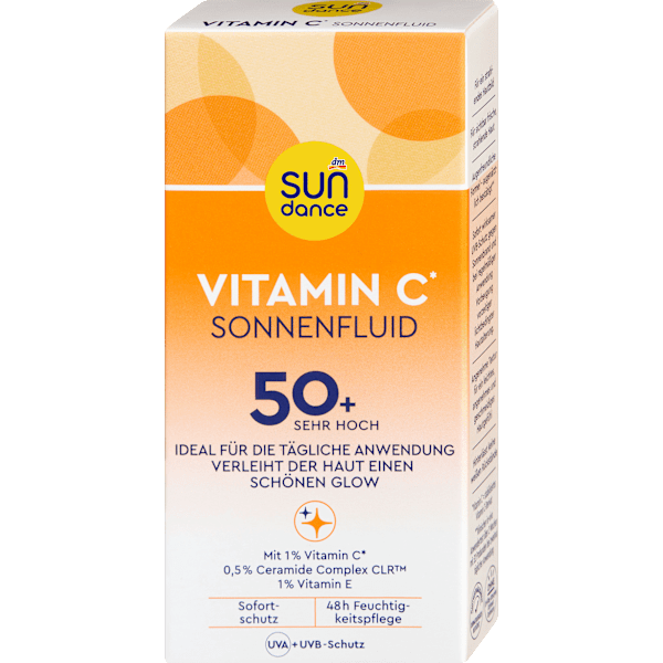 Sonnenfluid Gesicht mit Vitamin C, LSF 50+ SUNDANCE