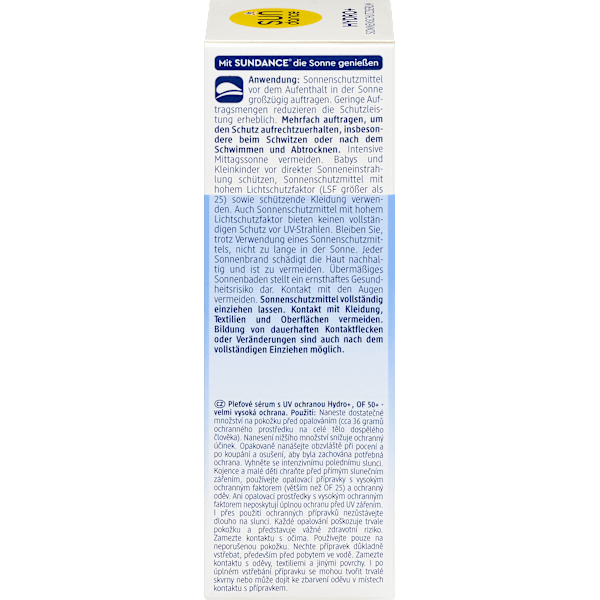 Sonnenfluid Serum Gesicht, Hydro+, LSF 50+ SUNDANCE
