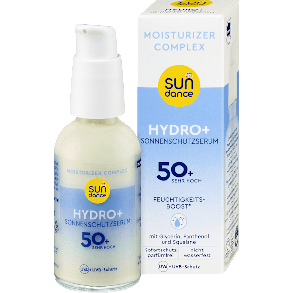 Sonnenfluid Serum Gesicht, Hydro+, LSF 50+ SUNDANCE
