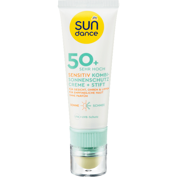 Sonnenschutz Kombi Gesicht sensitiv Creme & Stift, LSF 50 (25 ml & 3 g) SUNDANCE