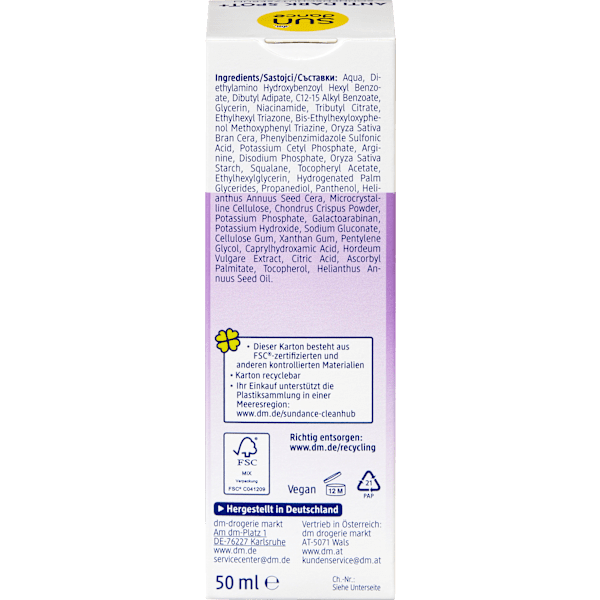 Sonnenserum anti dark spot+, LSF 50+ SUNDANCE