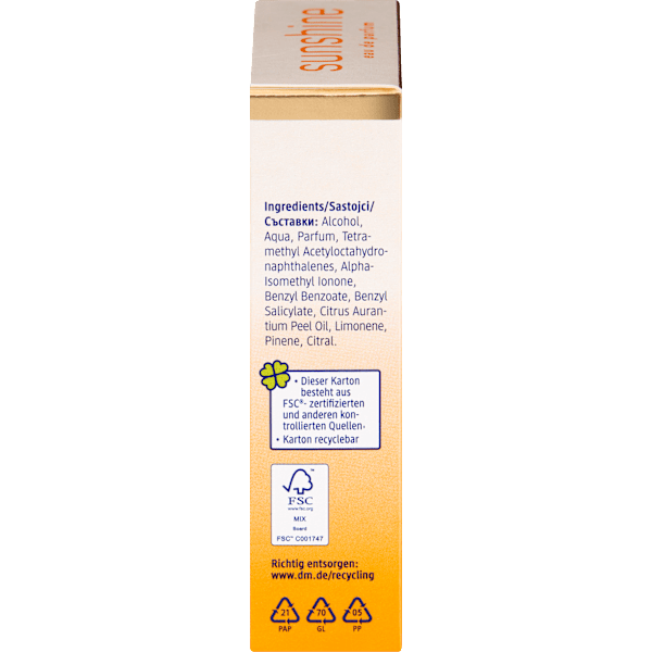 Sunshine Eau de Parfum SUNDANCE