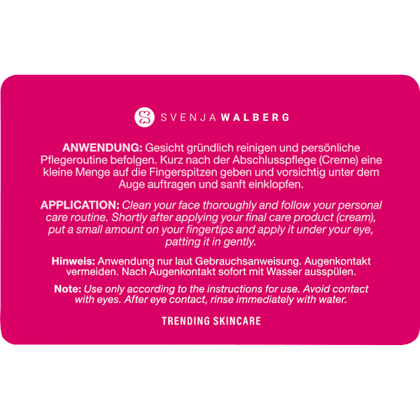 Augencreme eyebaghack (5x1 ml) Svenja Walberg