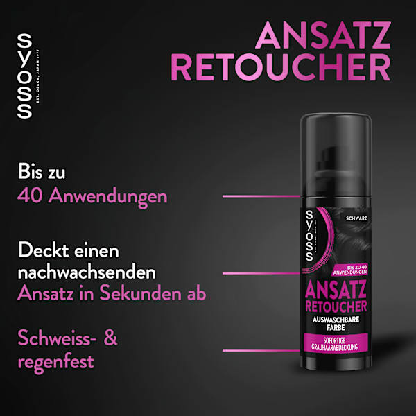 Ansatz Retoucher Schwarz Syoss
