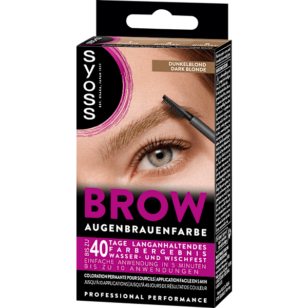 Augenbrauenfarbe Dunkelblond 6-1 syoss