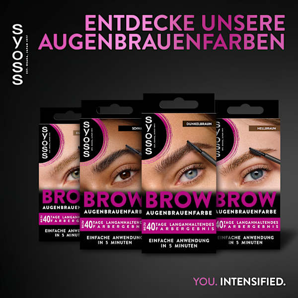 Augenbrauenfarbe Dunkelbraun  4-1 syoss