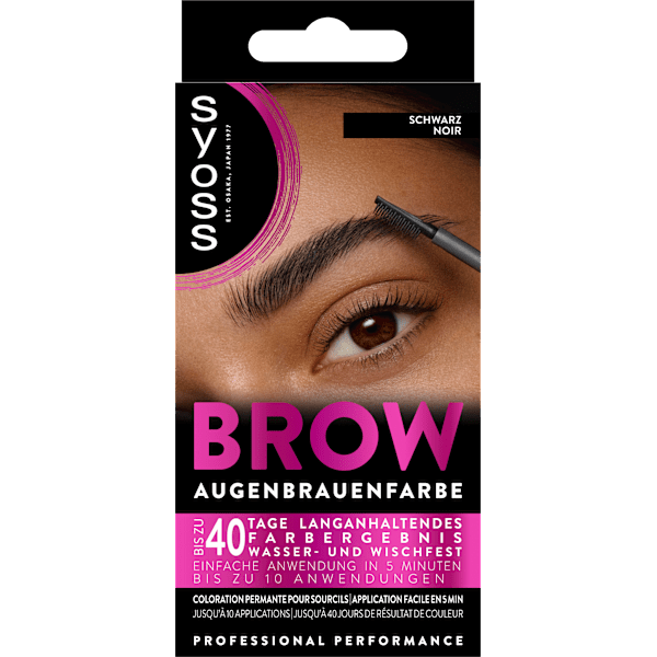 Augenbrauenfarbe Schwarz 1-1 syoss