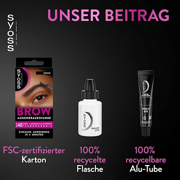 Augenbrauenfarbe Schwarz 1-1 syoss