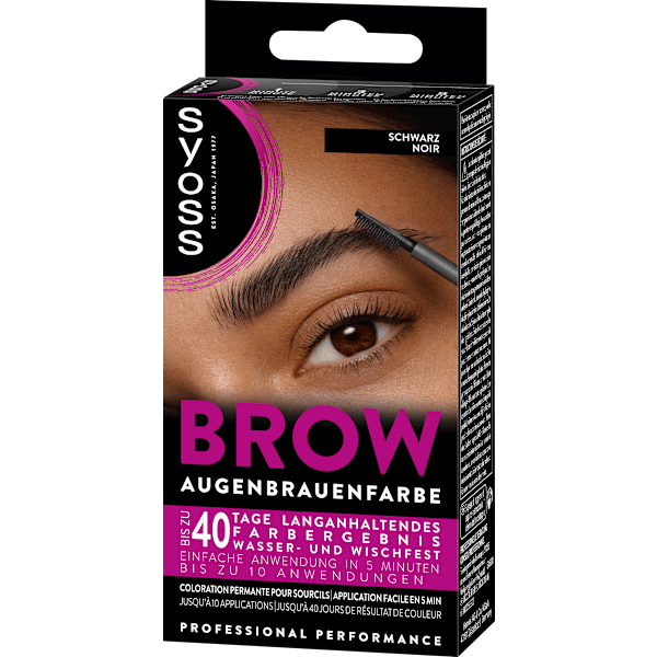 Augenbrauenfarbe Schwarz 1-1 syoss