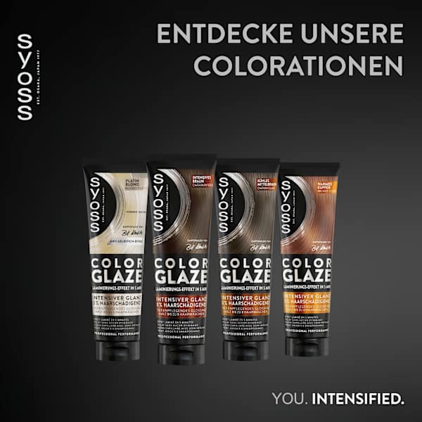 Farb-Glanzbehandlung Glossing Color Glaze kühles Mittelbraun Syoss