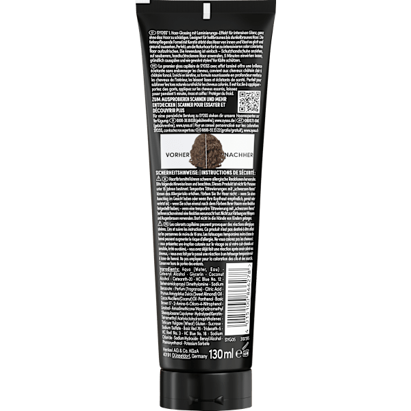 Farb-Glanzbehandlung Glossing Color Glaze kühles Mittelbraun Syoss