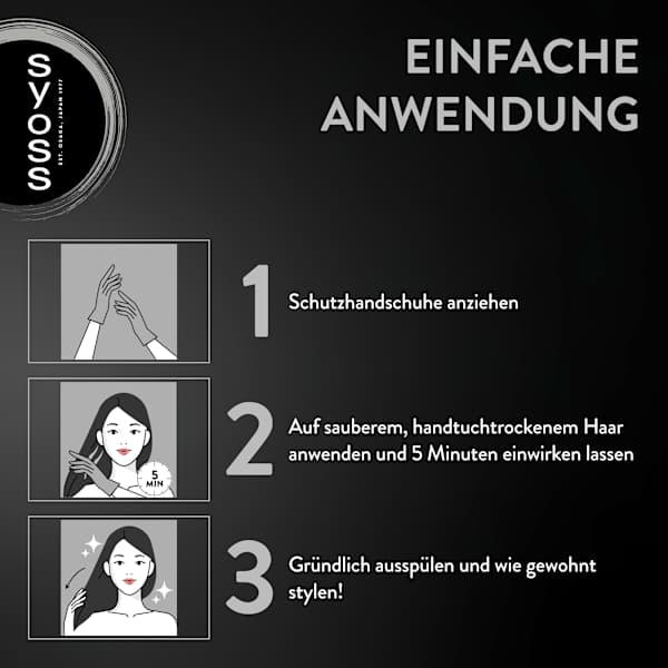 Farb-Glanzbehandlung Glossing Color Glaze kühles Mittelbraun Syoss