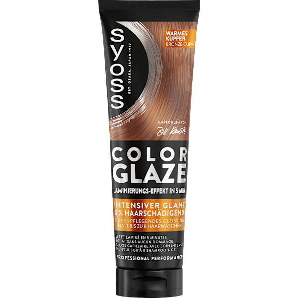 Farb-Glanzbehandlung Glossing Color Glaze Warmes Kupfer Syoss