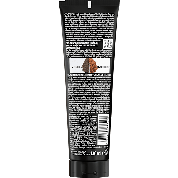 Farb-Glanzbehandlung Glossing Color Glaze Warmes Kupfer Syoss