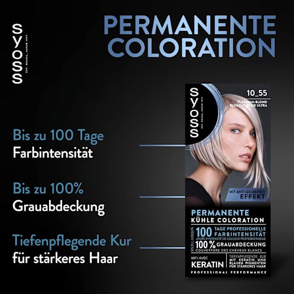 Haare Aufheller 10_55 Platinum Blond Syoss
