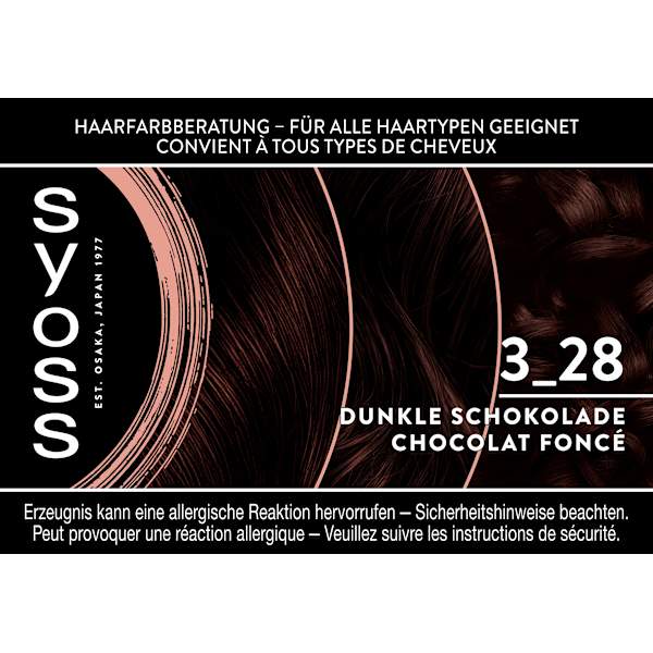 Haarfarbe 3_28 Dunkle Schokolade Syoss