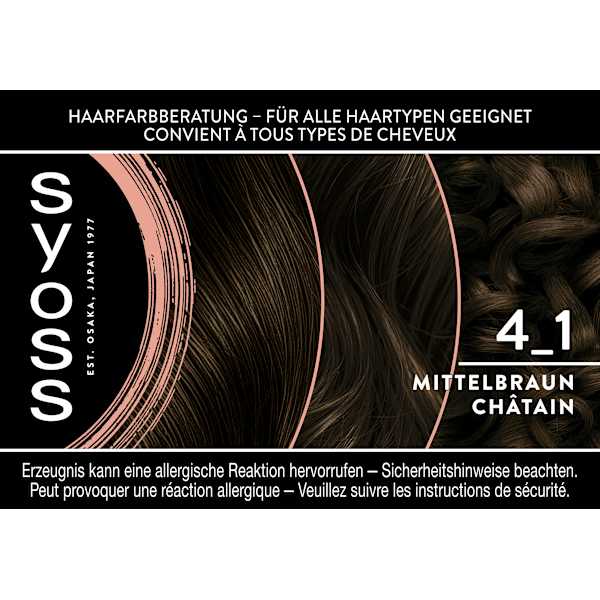 Haarfarbe 4_1 Mittelbraun Syoss