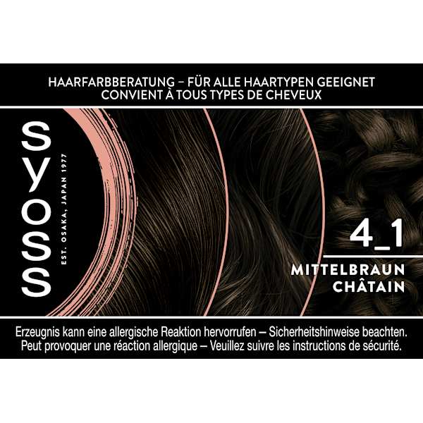 Haarfarbe 4_1 Mittelbraun Syoss