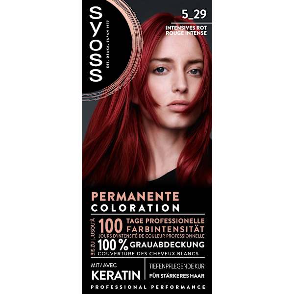 Haarfarbe 5_29 Intensives Rot Syoss