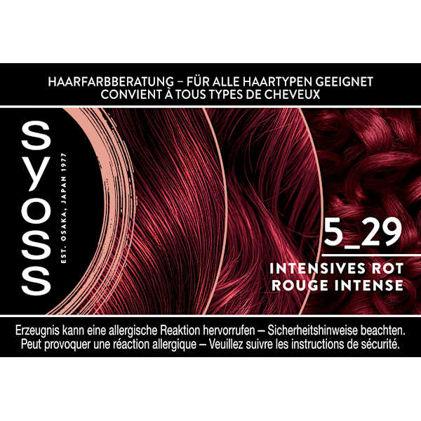 Haarfarbe 5_29 Intensives Rot Syoss