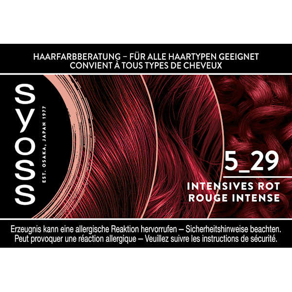Haarfarbe 5_29 Intensives Rot Syoss