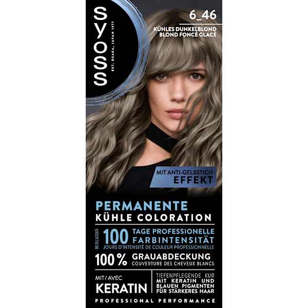 Haarfarbe 6_46 Kühles Dunkelblond Syoss