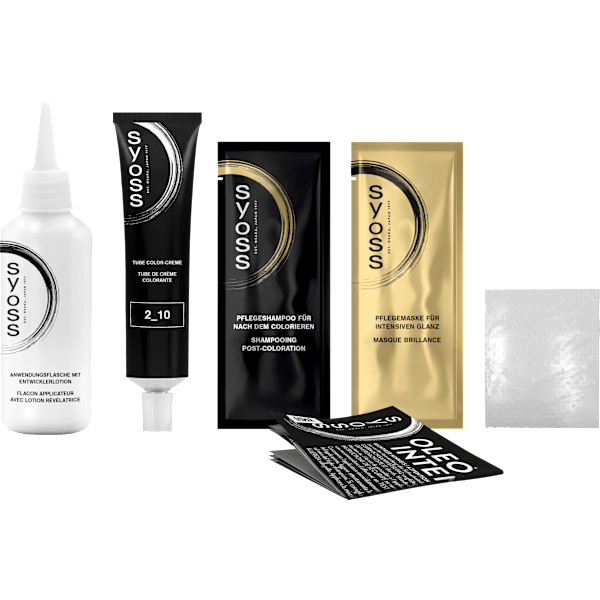 Haarfarbe 2_10 Schwarzbraun Syoss Oleo Intense