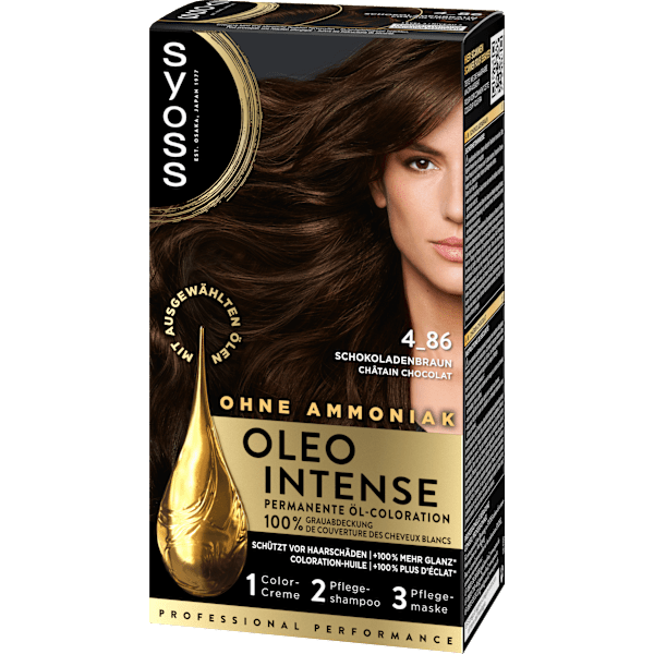 Haarfarbe 4_86 Schokobraun Syoss Oleo Intense