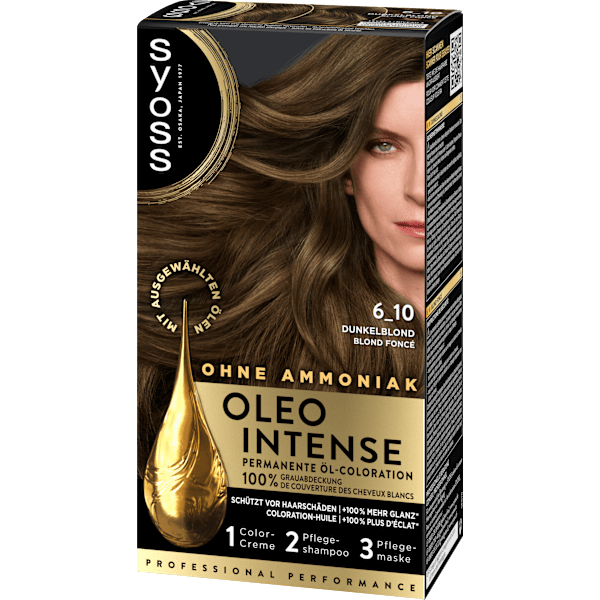 Haarfarbe 6_10 Dunkelblond Syoss Oleo Intense